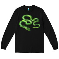 Black boomslang snake Long Sleeve Tee - LillyAllenDesigns