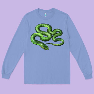 Boomslang Snake Long Sleeve Tee Designed By Lillyallendesigns