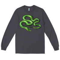 Smoke boomslang snake Long Sleeve Tee - LillyAllenDesigns