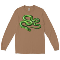 Toasted Coconut boomslang snake Long Sleeve Tee - LillyAllenDesigns