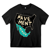 Black pavement area Heavy Core Tee - linhVisuals