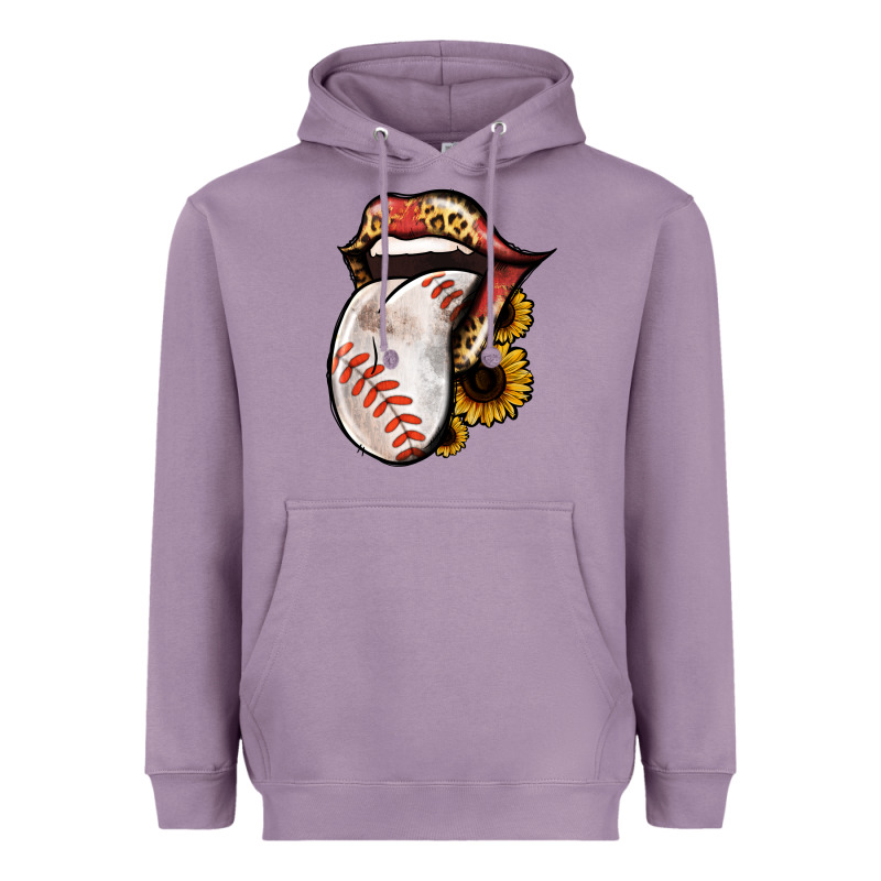 Baseball Tongue Heavyweight Hoodie by Jasminsmagicworld | Teevron