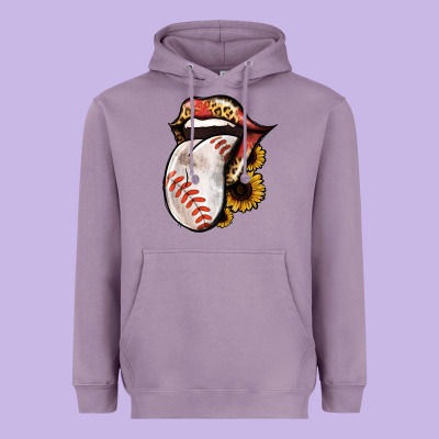 Baseball Tongue Heavyweight Hoodie Designed By Jasminsmagicworld