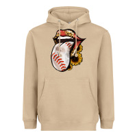 Mushroom Baseball Tongue Heavyweight Hoodie - Jasminsmagicworld