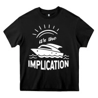 Black the implication its always sunny in philadelphia Heavy Core Tee - linhVisuals