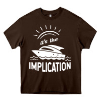 Chocolate Brown the implication its always sunny in philadelphia Heavy Core Tee - linhVisuals