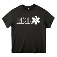 Asphalt emr ambulance ems emt emergency medical responder t shirt Heavy Core Tee - linhVisuals