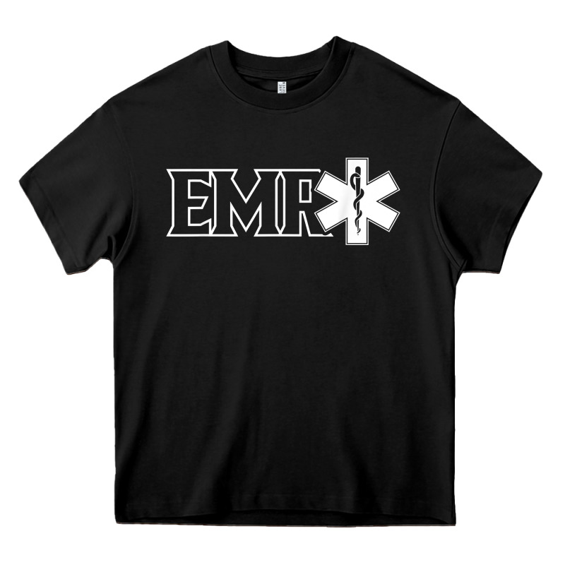 Emr Ambulance Ems Emt Emergency Medical Responder T Shirt Heavy Core Tee by linhVisuals | Teevron