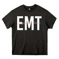 Asphalt emt emergency medical technician ems first responder medic sweatshirt Heavy Core Tee - linhVisuals