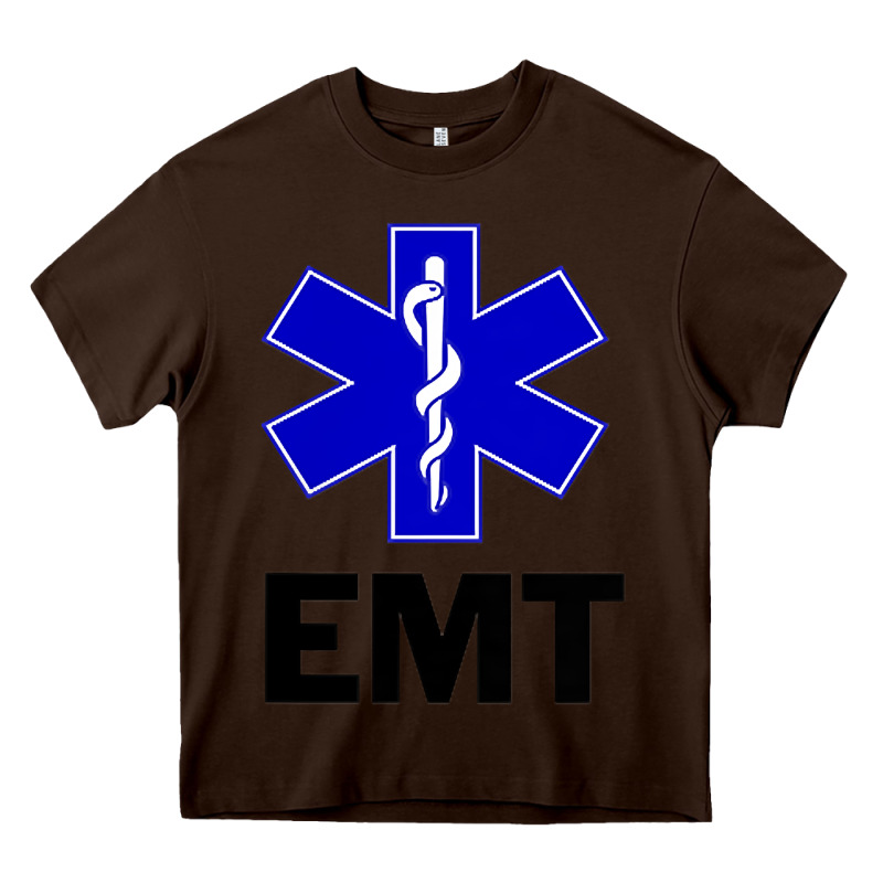 Emt Ems Paramedic Star Of Life Caduceus T Shirt Heavy Core Tee by linhVisuals | Teevron