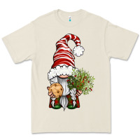 Bone Christmas Gnome With Cookie Premium Tee - BundleAndBundleShop