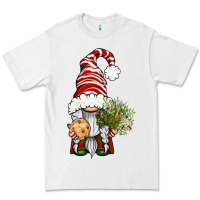 White Christmas Gnome With Cookie Premium Tee - BundleAndBundleShop