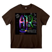 Chocolate Brown #ajr (9) Heavy Core Tee - linhVisuals