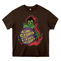 Chocolate Brown king gizzard & the lizard wizard Heavy Core Tee - linhVisuals