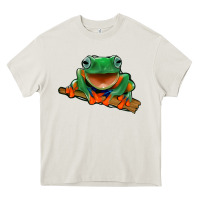 Cream frog Heavy Core Tee - Jasminsmagicworld