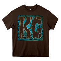 Chocolate Brown king gizzard Heavy Core Tee - linhVisuals