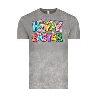 Cloud Rock Hoppy Easter Vintage Tee - CowhideDigitalArt