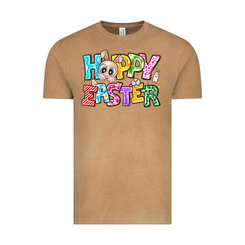 Hoppy Easter Vintage Tee by CowhideDigitalArt | Teevron
