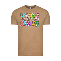 Vintage Coffee Hoppy Easter Vintage Tee - CowhideDigitalArt