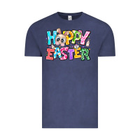 Vintage Denim Hoppy Easter Vintage Tee - CowhideDigitalArt