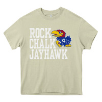 Mossy rock chalk jayhawk ku tshirt Heavy Core Tee - linhVisuals