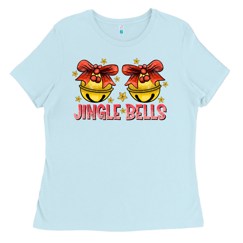 Jingle Bells Ladies Tee by CowhideDigitalArt | Teevron