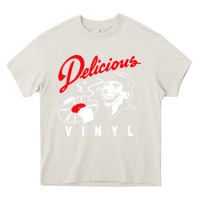 Cream delicious vinyl Heavy Core Tee - linhVisuals