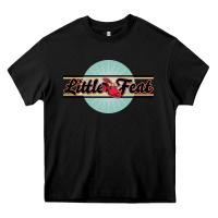 Black little feat cool Heavy Core Tee - linhVisuals