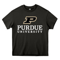 Asphalt Purdue University, Apparel Heavy Core Tee - linhVisuals