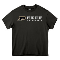Asphalt Purdue University, Apparel Heavy Core Tee - linhVisuals
