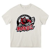 Cream huntsville havoc Heavy Core Tee - linhVisuals