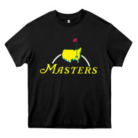 Black masters tournament golf Heavy Core Tee - linhVisuals