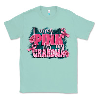Seafoam i wear pink for my grandma Classic Tee - FaDigitalArtStudio