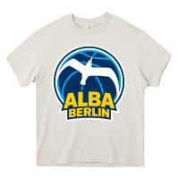 Cream berlin albatrosse #ffce00 alba berlin, berlin, germany,  bg charlotten Heavy Core Tee - linhVisuals