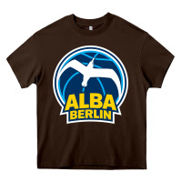Chocolate Brown berlin albatrosse #ffce00 alba berlin, berlin, germany,  bg charlotten Heavy Core Tee - linhVisuals