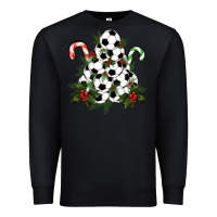 Black soccer tree Christmas Premium Sweatshirt - RanaPortraitStore