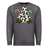 Charcoal Heather soccer tree Christmas Premium Sweatshirt - RanaPortraitStore