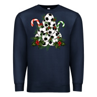 Navy soccer tree Christmas Premium Sweatshirt - RanaPortraitStore