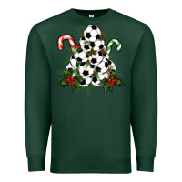 Sports Green soccer tree Christmas Premium Sweatshirt - RanaPortraitStore
