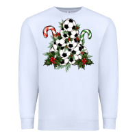 White soccer tree Christmas Premium Sweatshirt - RanaPortraitStore