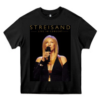 Black #barbra streisand live in concert tour 2022 Heavy Core Tee - linhVisuals