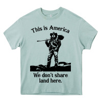 Arona this is america we don't share land here Heavy Core Tee - linhVisuals