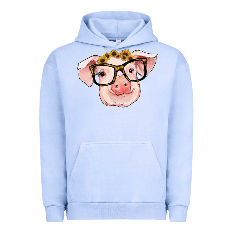 Sunflowers With Pig Urban Hoodie by RanaPortraitStore | Teevron