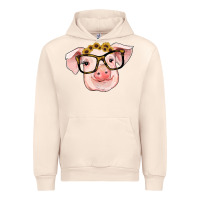 Sandshell sunflowers with pig Urban Hoodie - RanaPortraitStore