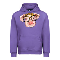 Tulip sunflowers with pig Urban Hoodie - RanaPortraitStore