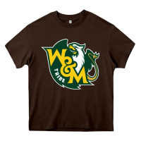 Chocolate Brown william & mary tribe Heavy Core Tee - linhVisuals