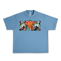 Pebble Blue Cow Mom Urban Heavy Tee - Jasminsmagicworld