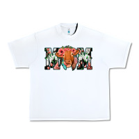 White Cow Mom Urban Heavy Tee - Jasminsmagicworld