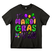 Asphalt It's Mardi Gras y'all Heavy Core Tee - FaDigitalArtStudio