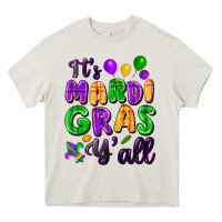 Cream It's Mardi Gras y'all Heavy Core Tee - FaDigitalArtStudio
